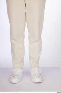 Yeva beige pants calf dressed white sneakers 0001.jpg